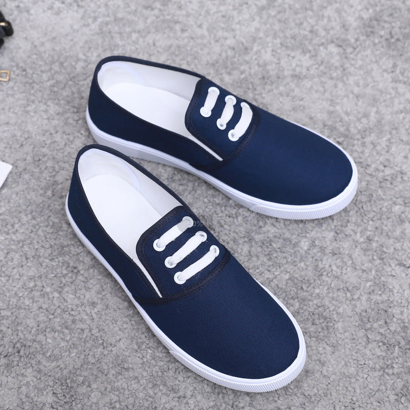 Women's Canvas Slip-On Flat Shoes – Full & Half Slipper Styles