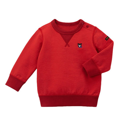 Children's Cotton Animal Print Round Neck Sweatshirt