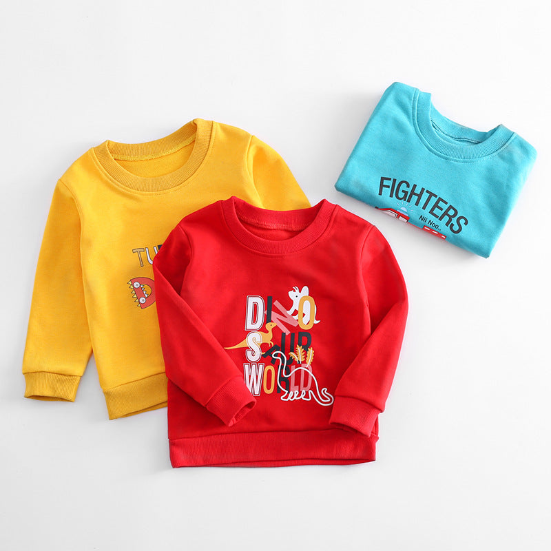 Children's Cartoon Cotton Sweatshirt Pullover | Kids Casual Top