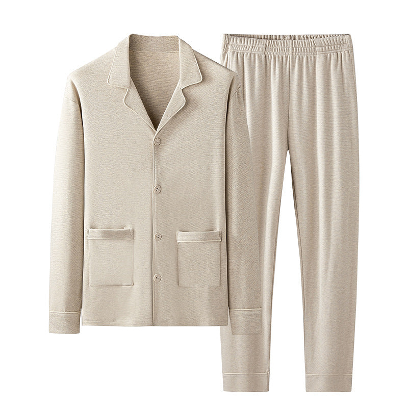 Men's Jacquard Plaid Pyjama Set | Viscose Loungewear