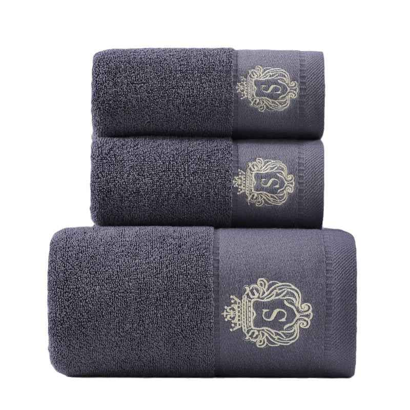 Pure Cotton Towel Set – 3-Piece Bath & Hand Towel Bundle in 22 Designs