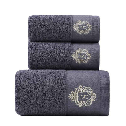 Pure Cotton Towel Set – 3-Piece Bath & Hand Towel Bundle in 22 Designs