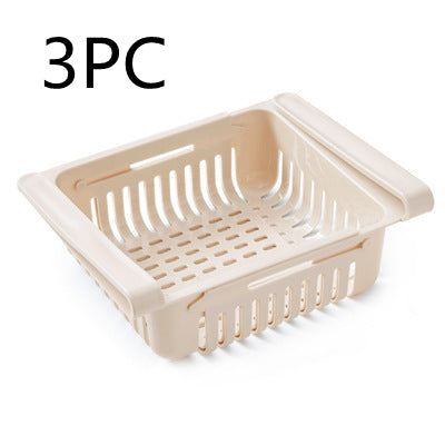 Stretchable Fridge Storage Basket Organiser