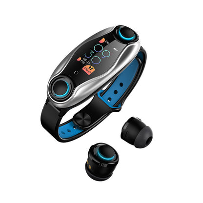 2-in-1 Bluetooth Headset Smartwatch Bracelet – Step Counter & Calls