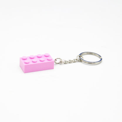 Mini Building Block Keychain Pack of 30 | ABS Brick Pendant | JP Collections