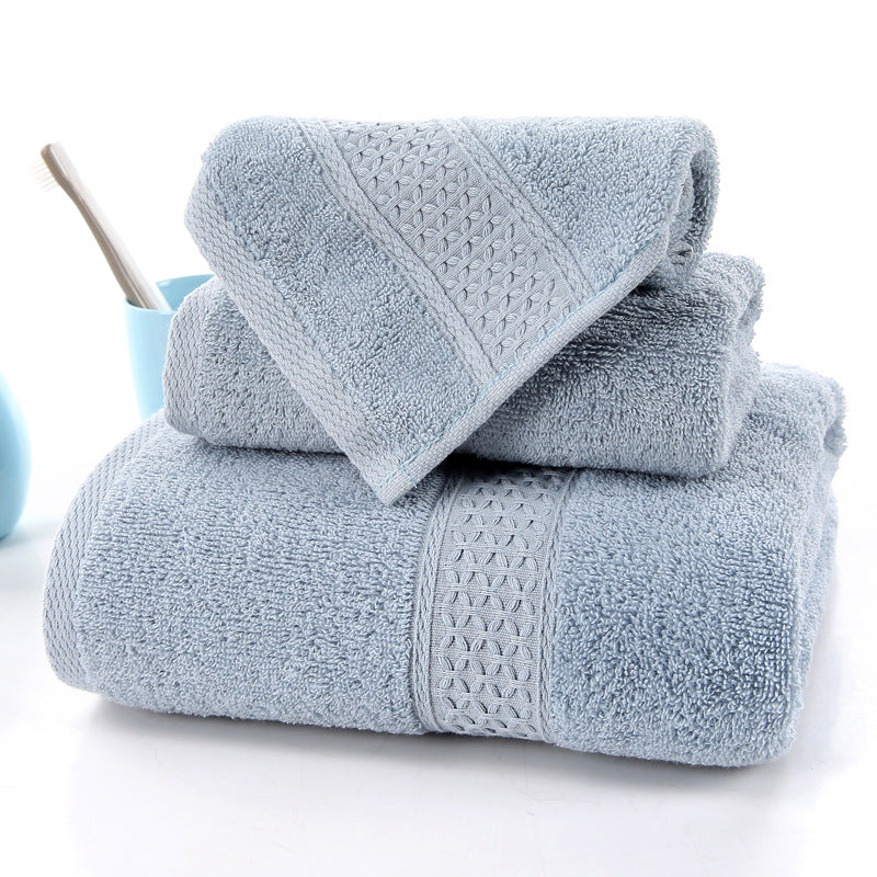 Long-Staple Cotton Towel Set | Absorbent Jacquard Towels | JParker