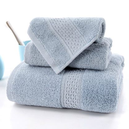 Long-Staple Cotton Towel Set | Absorbent Jacquard Towels | JParker