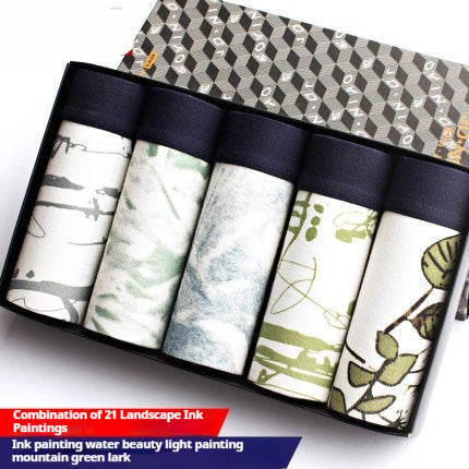 Men's Cotton Boxer Shorts 5-Pack – Mixed Colours, Sizes L–XXXXL