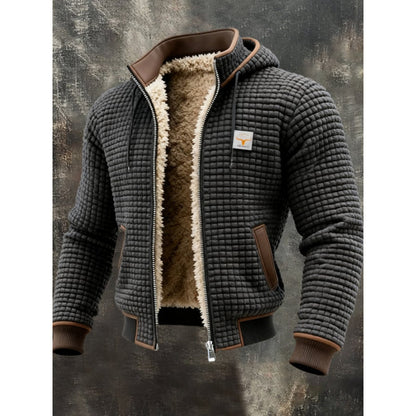 Men's Fleece-Lined Thick Hooded Jacket | S–5XL