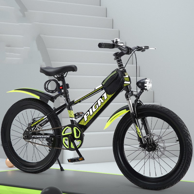 Children's Mountain Bike – Double Disc Brake Shock Absorbing 18", 20" & 22" Ages 8+