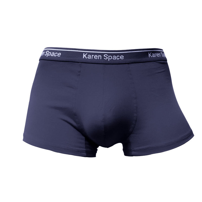 Men's Mid-Rise Cotton Boxer Briefs – U-Pouch Support