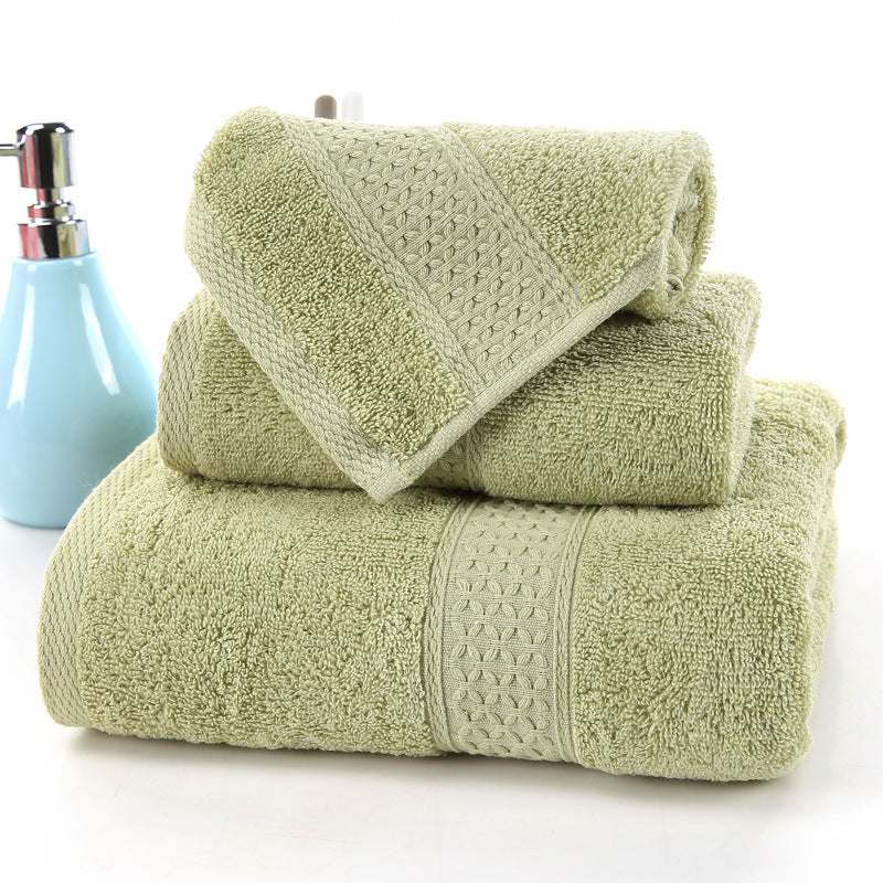 Long-Staple Cotton Towel Set | Absorbent Jacquard Towels | JParker