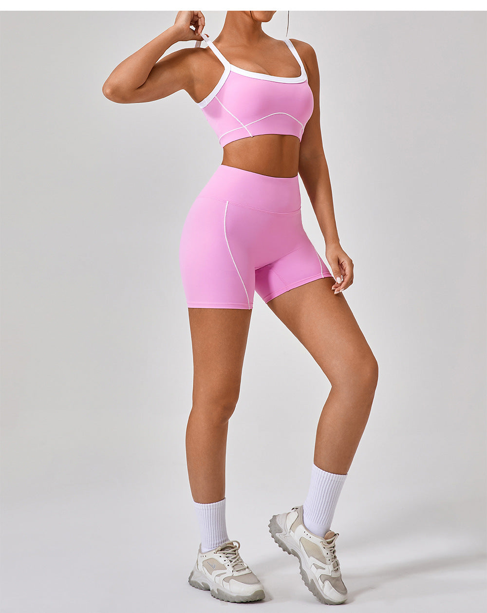 Women's High-Waist Gym Shorts | Peach Lift | 5 Colours