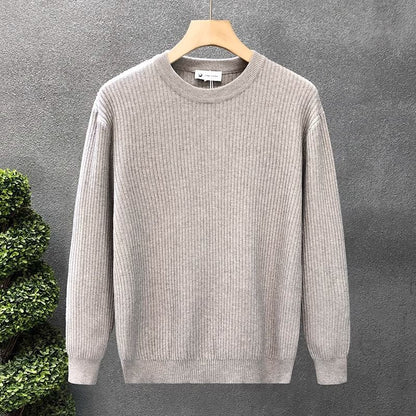 Men's Rabbit Hair Blend Knit Sweater | Extra Thick