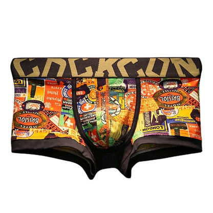 Men's Cotton Boxer Shorts – Breathable Hip-Lift Trunks