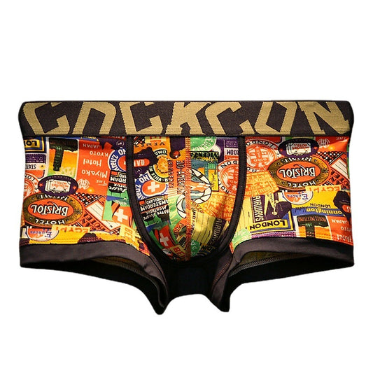 Men's Cotton Boxer Shorts – Breathable Hip-Lift Trunks