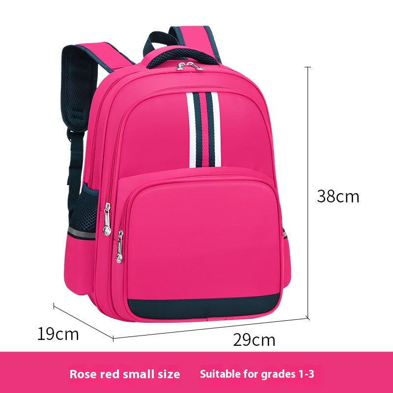 Kids' Nylon School Backpack – Air Pillow Straps & Anti-Theft, 20–35L