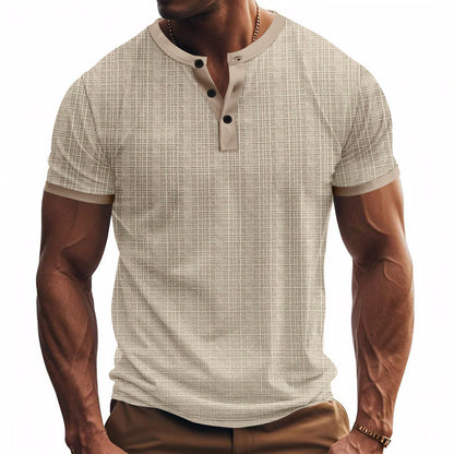 Men's Breathable Polyester T-Shirt | Loose Fit Short Sleeve