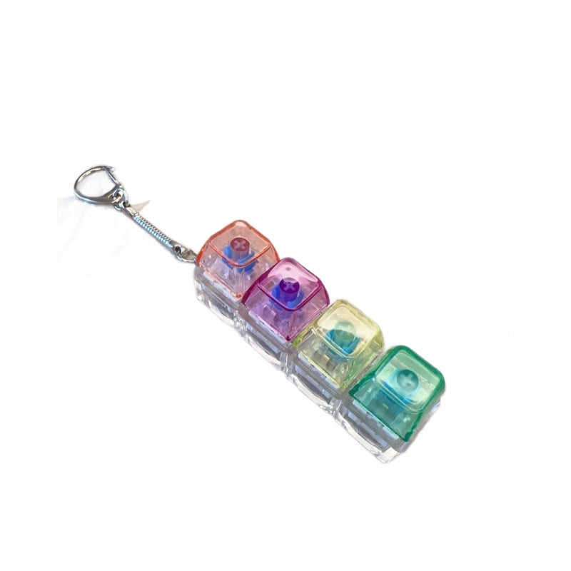 Mechanical Keyboard Key Decompression Keychain Toy