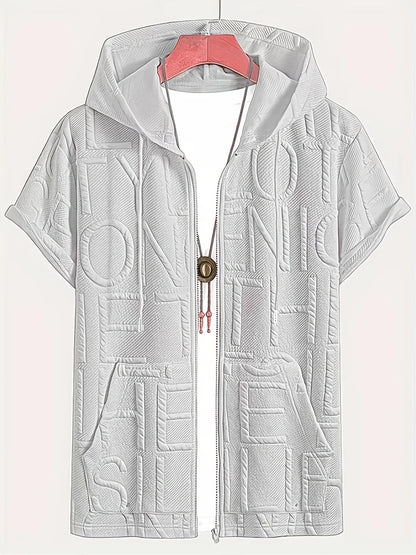 Men's Plus Size Fleece-Lined Jacquard Shirt 2XL-6XL
