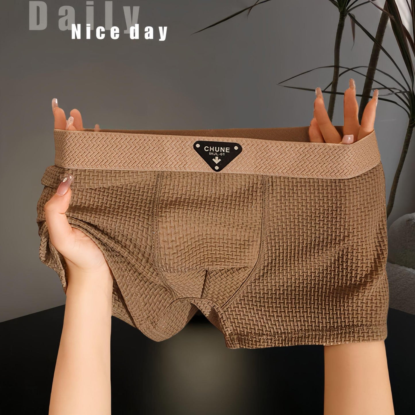 Men's Nylon Sport Boxer Briefs | 6 Colours | L–4XL