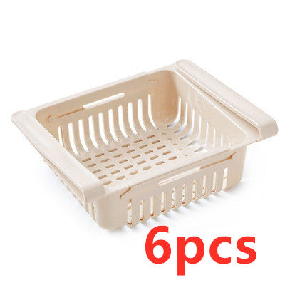 Stretchable Fridge Storage Basket Organiser