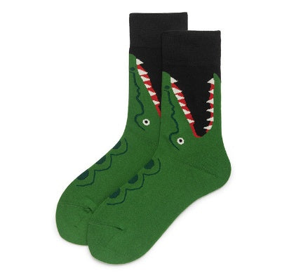 Unisex Animal Print Cartoon Tube Socks – 4 Designs