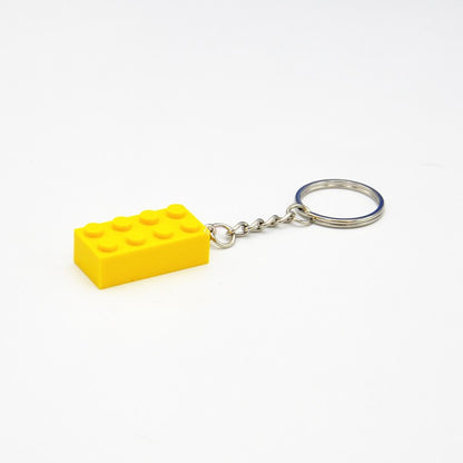 Mini Building Block Keychain Pack of 30 | ABS Brick Pendant | JP Collections