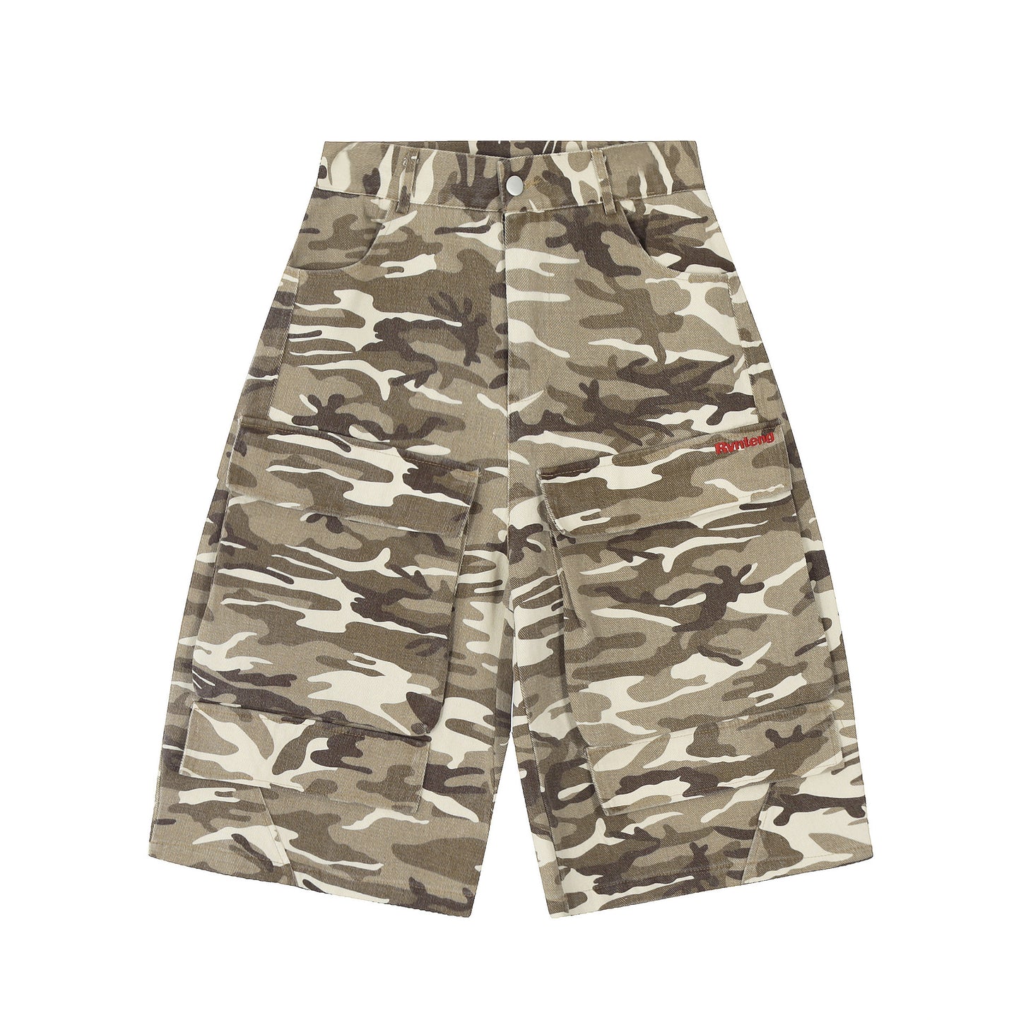 Men's Retro Multi-Pocket Denim Shorts