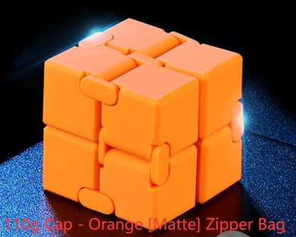 Premium Aluminium Alloy Infinite Cube Fidget Toy | Metal Desk Toy