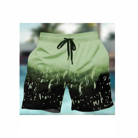 Men's 3D Print Beach Shorts