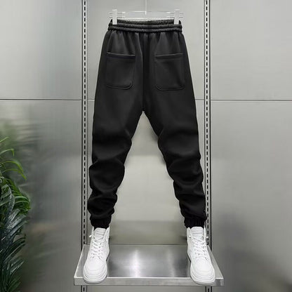 Men's Vertical Stripe Slim-Fit Trousers | High Waist M-3XL