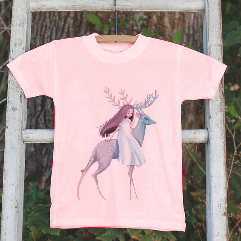 Women’s Cotton Short Sleeve Cartoon Print T-Shirt – 5 Colours