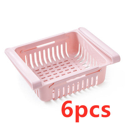 Stretchable Fridge Storage Basket Organiser