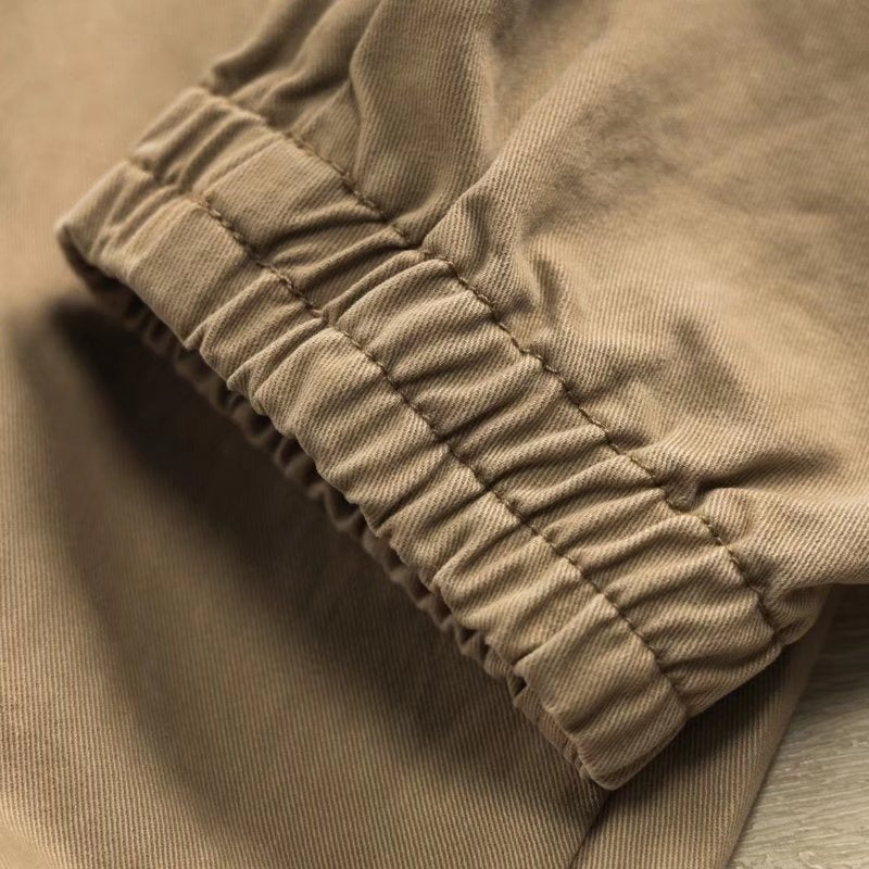 Men's Cropped Cargo Trousers | Quick-Dry Outdoor Workwear M-3XL