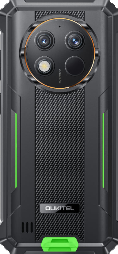 OUKITEL G1 Unlocked Smartphone | Rugged Mobile Phone in Grey, Green & Orange