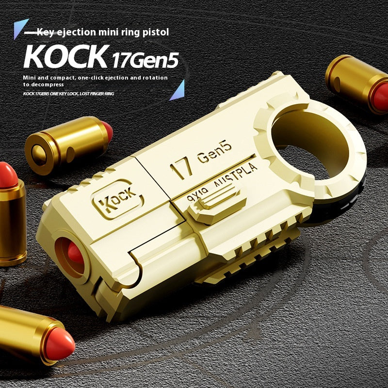 JJ003 Alloy Shell-Ejecting Soft Bullet Toy Gun