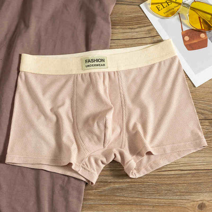 Men's Modal Boxer Briefs – Soft Mid-Waist Underwear Single 3-Pack 6-Pack