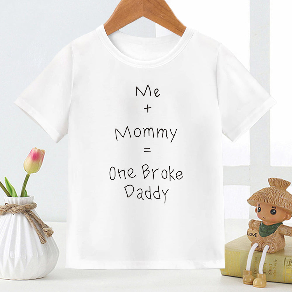 Kids Cartoon Print Modal Short Sleeve T-Shirt – Street Style