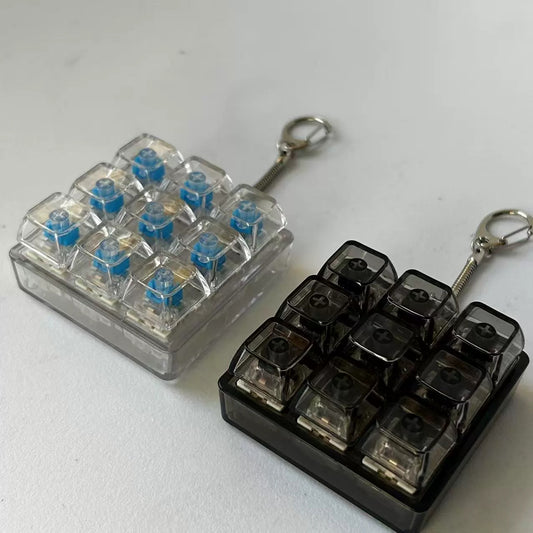 Keyboard Key Clicker Fidget Decompression Toy | 4-Key & 9-Key