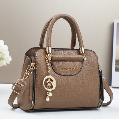 Women's PU Leather Crossbody Bag – Minimalist Shoulder Bag
