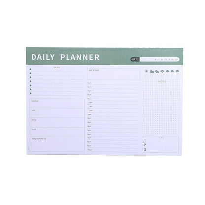 Magnetic Daily Planner Notepad | Tear-Off 120 Pages