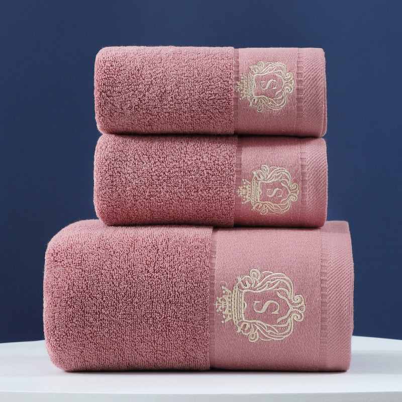 Pure Cotton Towel Set | 3-Piece Bath & Hand Towel Bundle