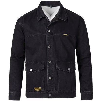 Men's Slim-Fit Denim Jacket | Cotton-Lined Casual Outerwear M–4XL