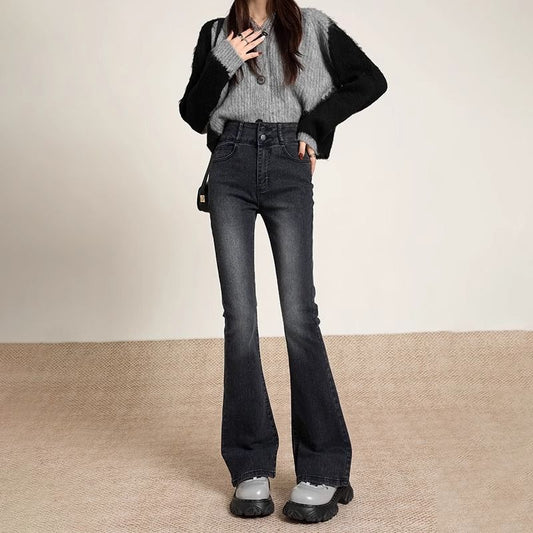 Women's High-Waist Flared Denim Jeans | Bootcut | Sizes XS-2XL