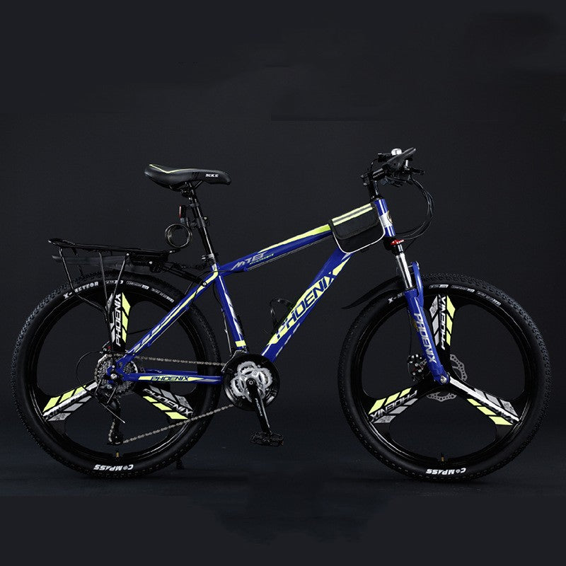 Carbon Steel Mountain Bike – Double Disc Brake 24" & 26" 24/27/30-Speed