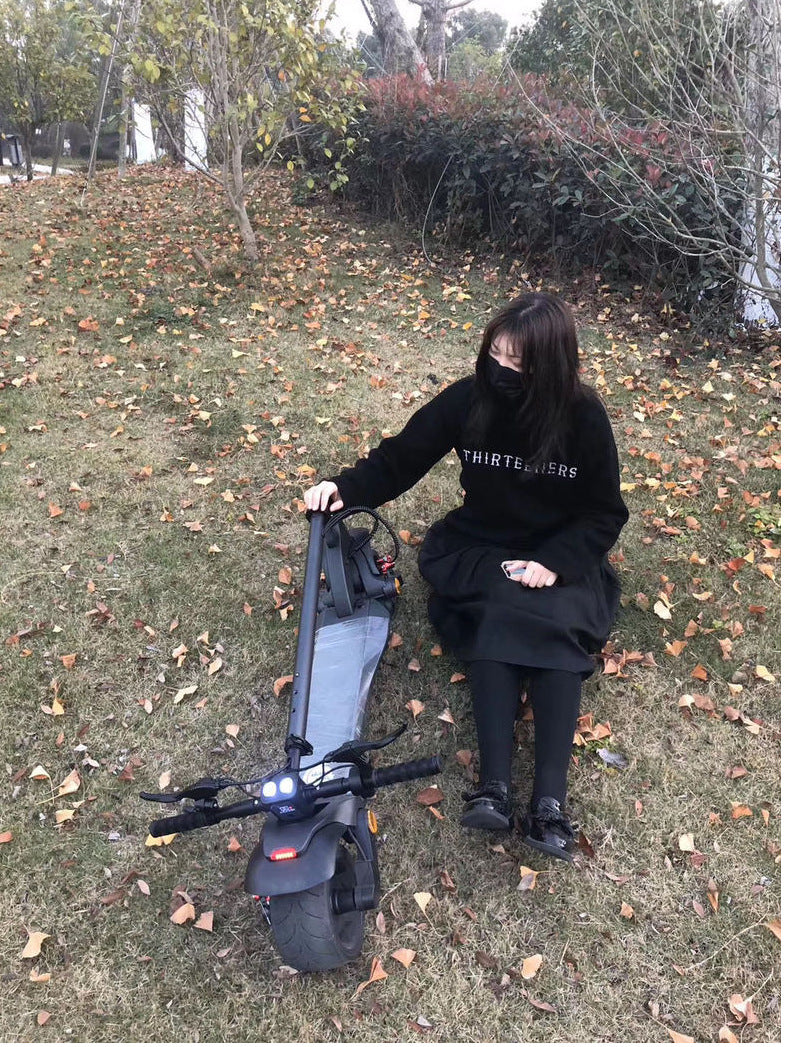 Adult Folding Electric Scooter – 36V Wide Tyre Aluminium Alloy Fast Charging