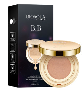 BIOAQUA Air Cushion BB Cream – Moisturising Foundation & Concealer 3 Shades