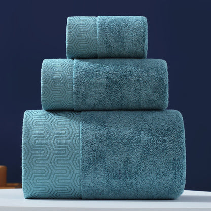 Pure Cotton Towel Set | 3-Piece Bath & Hand Towel Bundle