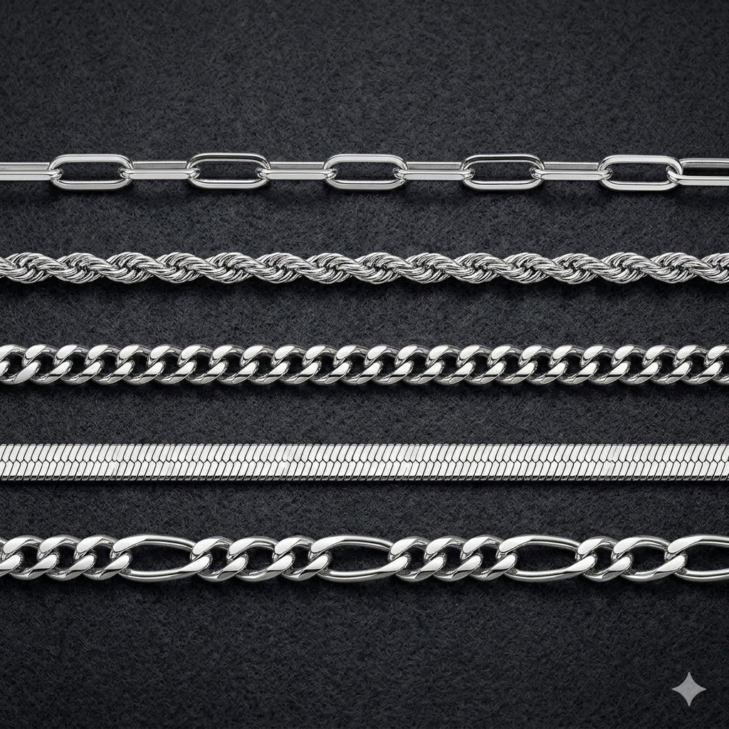 14K Silver Plated Stackable Bracelet Set | 5 Dainty Bracelets for Women